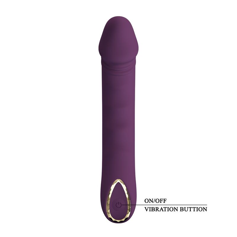 Vibromasseur Rechargeable Amara 10 Fonctions Violet - Pretty Love