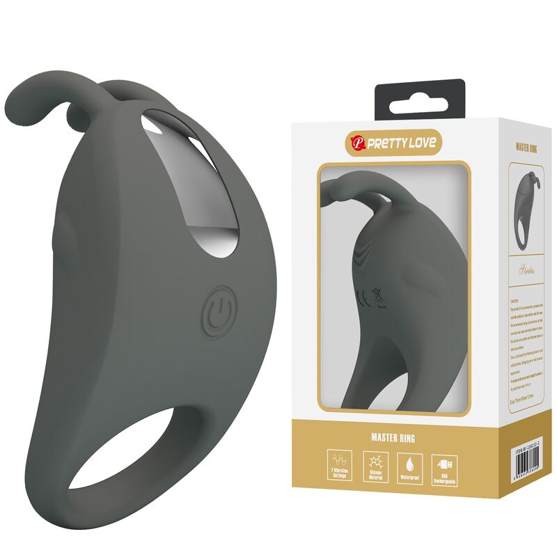 Bague Vibrante Rechargeable Stimulateur Lapin - Pretty Love