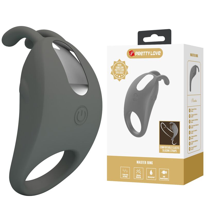 Bague Vibrante Rechargeable Stimulateur Lapin - Pretty Love