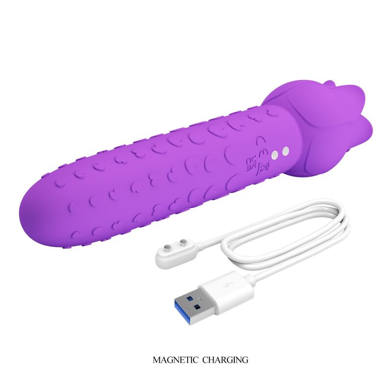 Vibromasseur Stimulateur Oral Clitoridien Dannell Violet - Pretty Love
