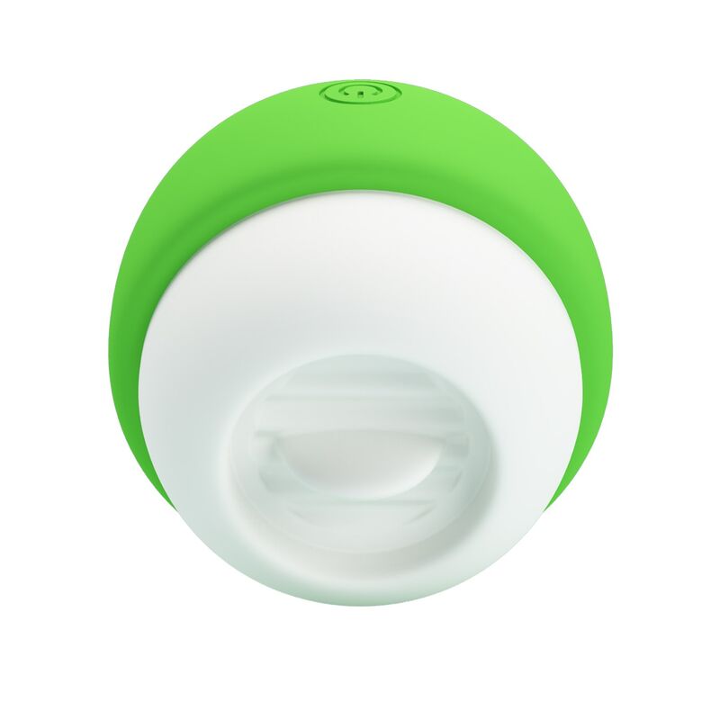 Stimulateur Clitoridien Effet Langue Rechargeable Vert - Pretty Love