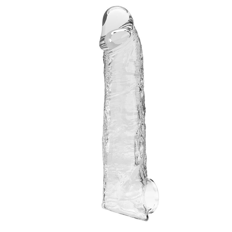 Manchon Extension Pénis Ajustable 26 cm Ø 4 cm Transparent - Pretty Love