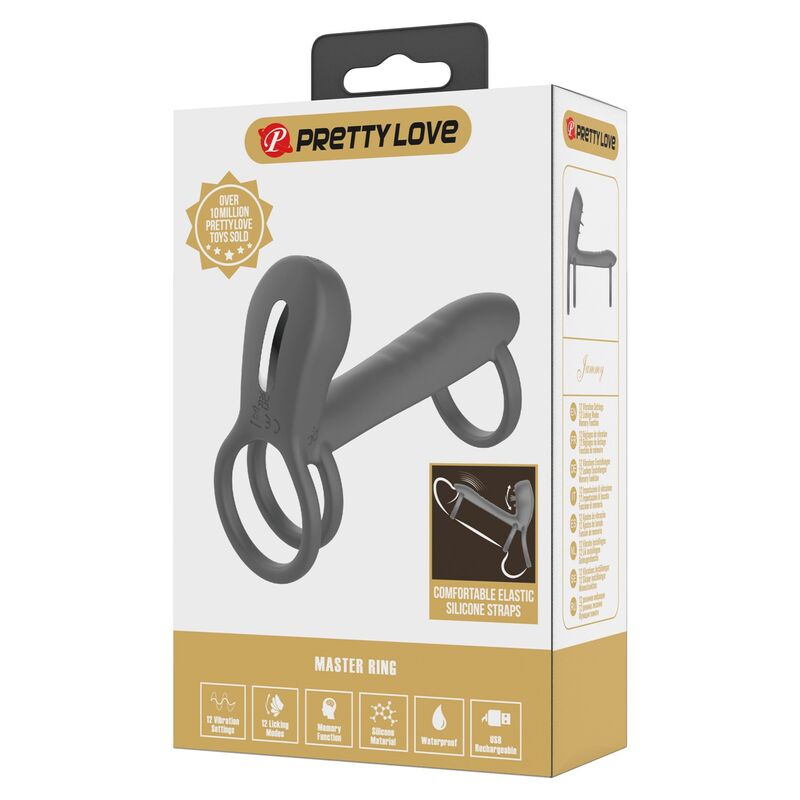 Manchon Pénien Double Stimulation Effet Oral - Pretty Love
