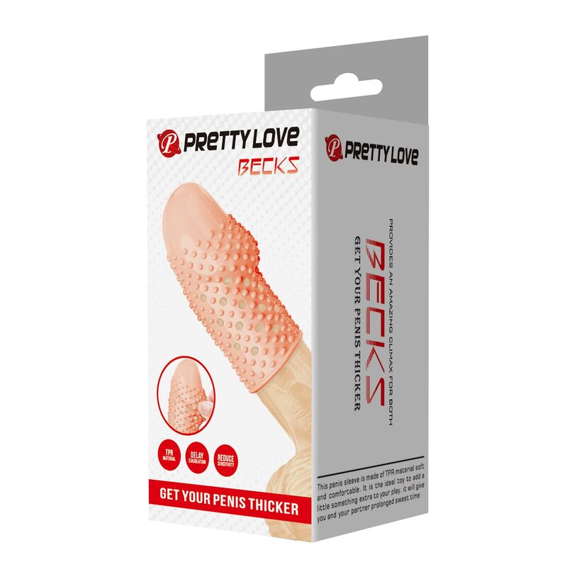 Manchon Pénien Geek's Penis Sleeve Couleur Naturelle - Pretty Love