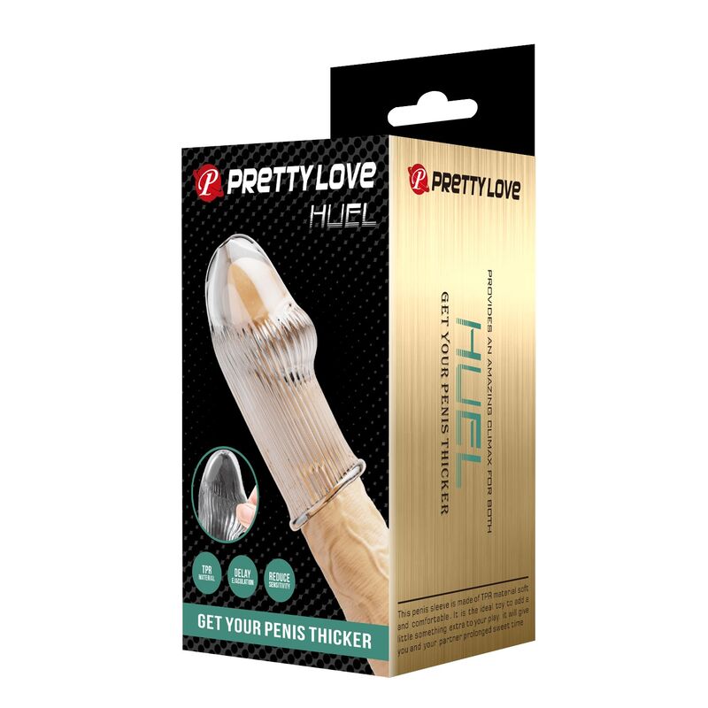 Manchon Pénien Huel Transparent - Pretty Love