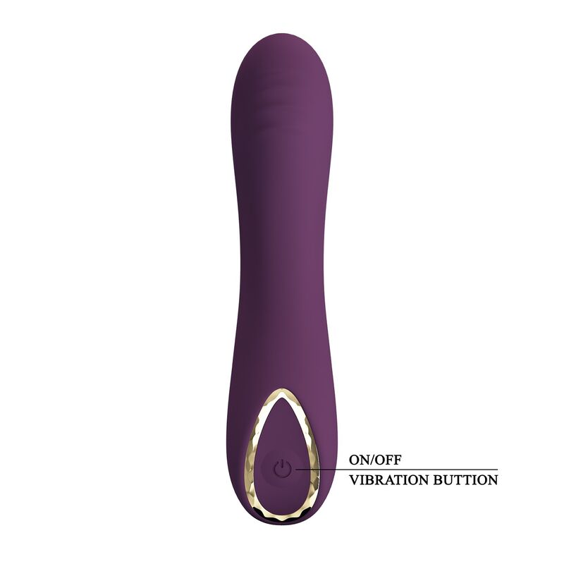 Vibromasseur Rechargeable Lloyde 10 Fonctions Violet - Pretty Love