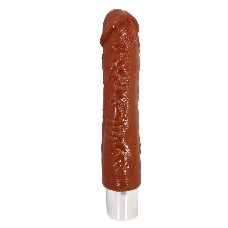 Vibromasseur Réaliste Pro 23,5 cm Marron - Pretty Love