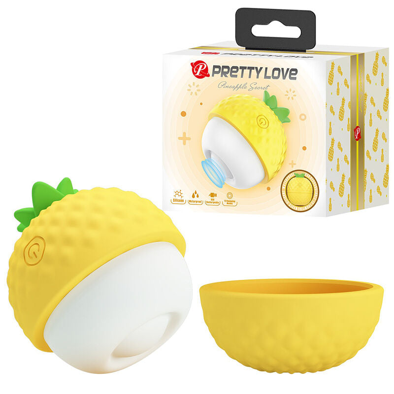 Stimulateur Clitoridien Succion Poussée Jaune - Pretty Love