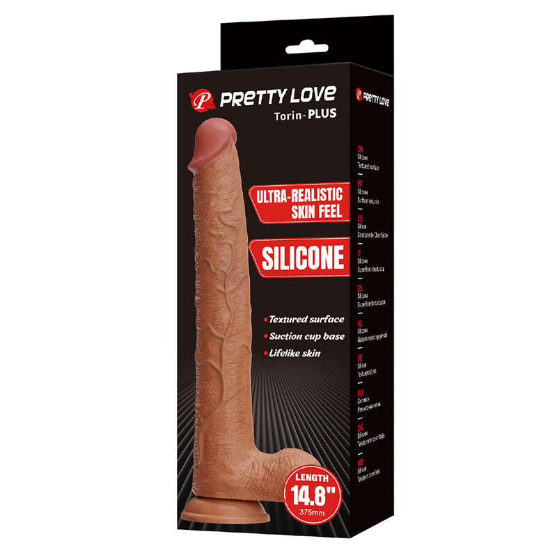 Gode Réaliste 37,6 cm avec Ventouse Extra-Large - Pretty Love