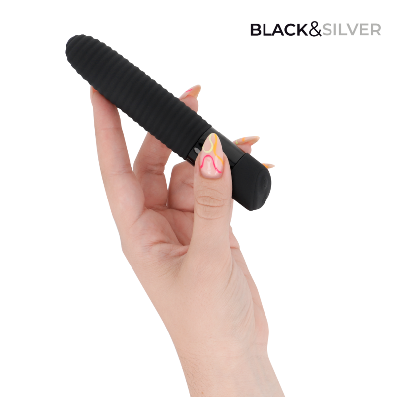Vibromasseur Joseph USB Écran LED 24 cm Noir - Black & Silver
