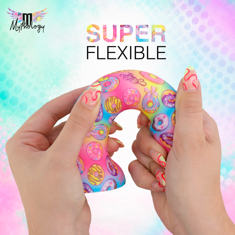 Gode Dildo Lyra 2 Silicone 19 cm Motif Donuts - Mythology