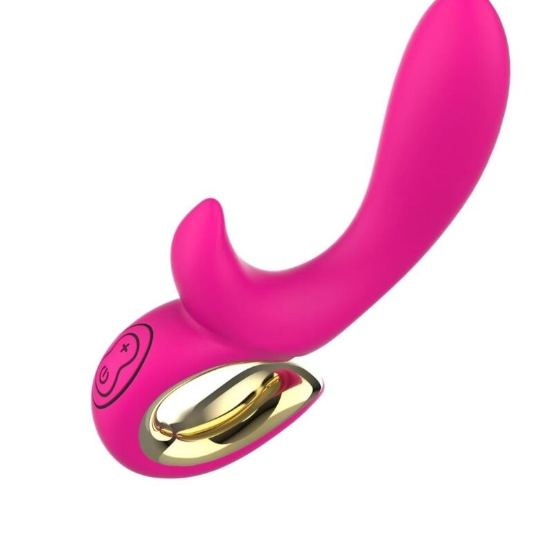Vibromasseur Rabbit Lulu Rose 7 Modes Poussée USB - Nalone