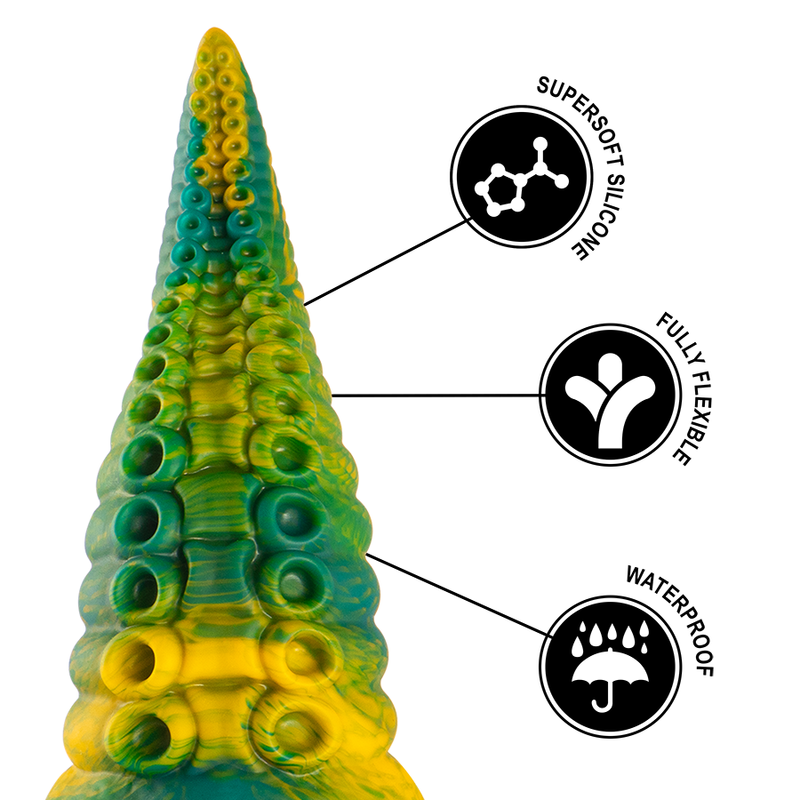 Gode Fantaisie Cetus Vert Tentacule Petite Taille - Epic