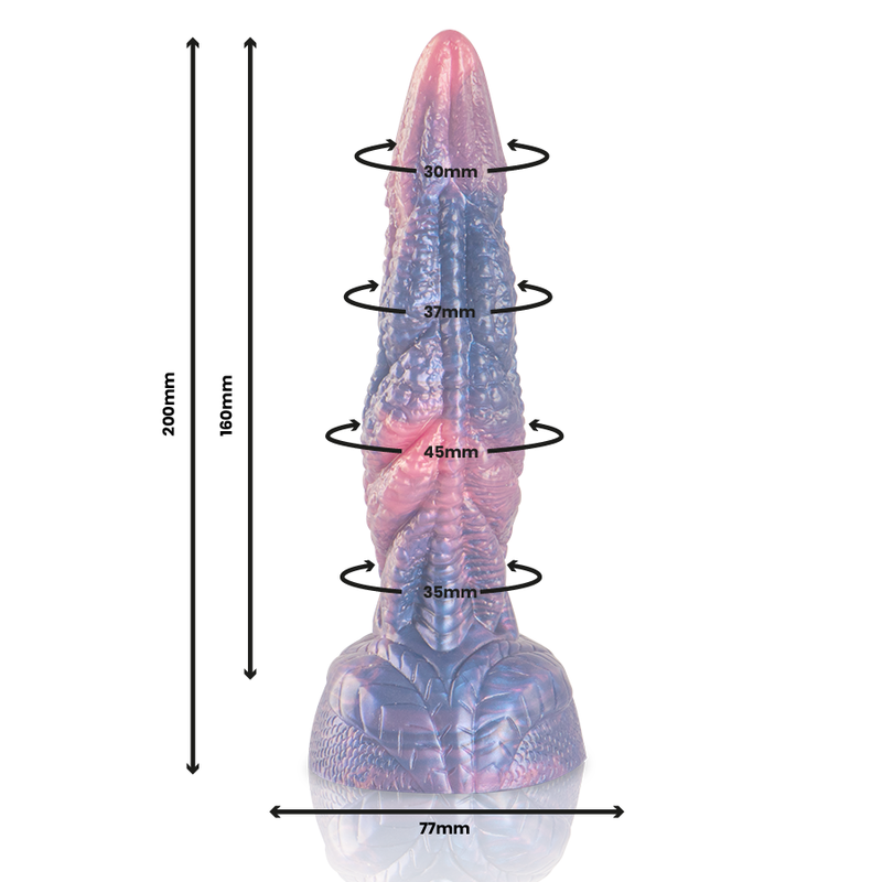 Gode Dildo Dionysus en Silicone 20 cm - Epic