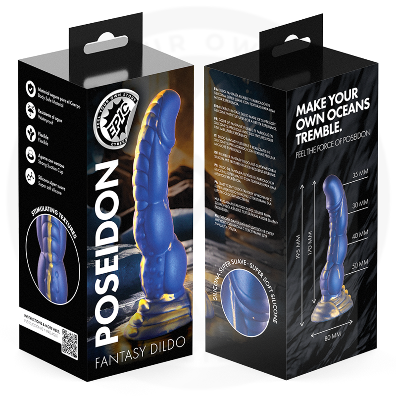 Gode Silicone Poséidon 22 cm Mythologie - Epic