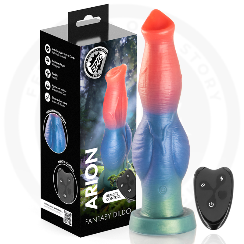 Gode Vibrant Arion 25 cm Télécommande Rechargeable - Epic