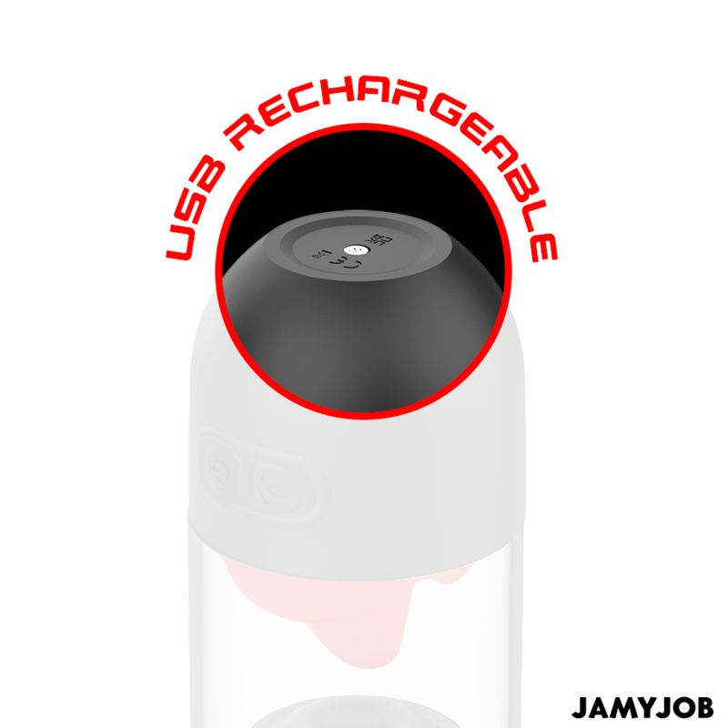 Masturbateur Automatique Lick-R Rotatif 360° Vibration Noir - Jamyjob