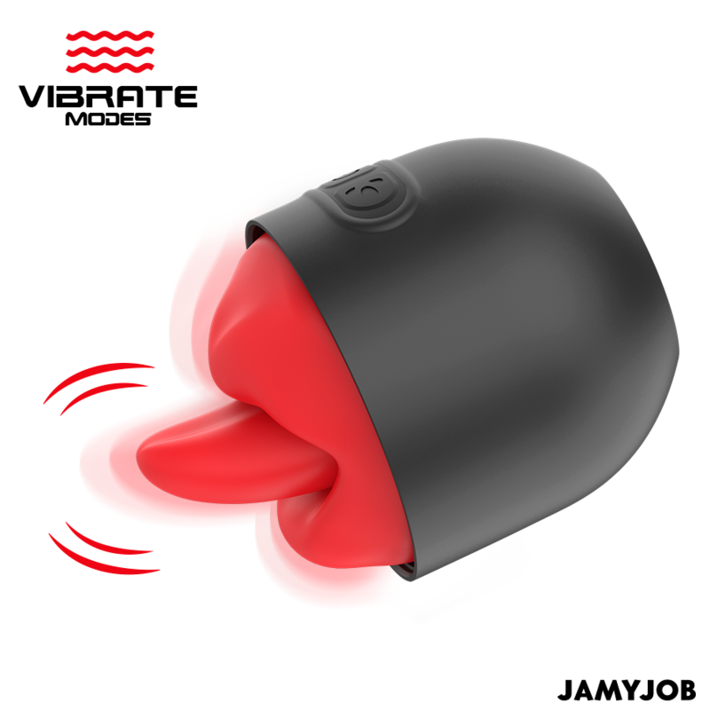 Masturbateur Automatique Lick-R Rotatif 360° Vibration Noir - Jamyjob