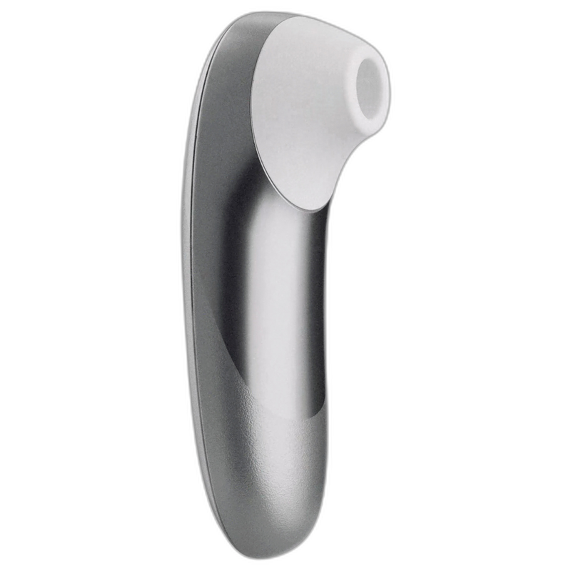 WOMANIZER - STIMULATEUR CLITORIAL PRO À SUCCION 11 NIVEAUX D'INTENSITÉ GRIS ARGENTÉ