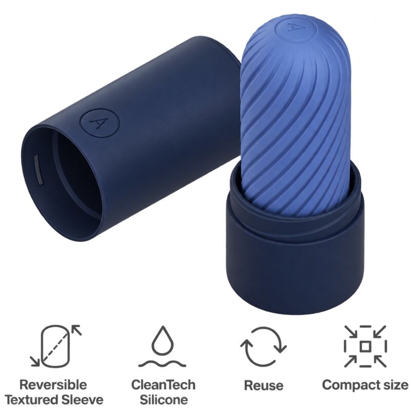 Arcwave Ghost Stroker Réversible Silicone Bleu