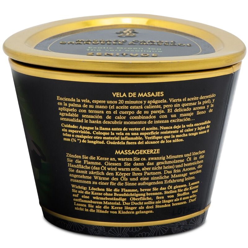 SHUNGA - MASSAGE CANDLE BOUGIE DE MASSAGE À L'HUILE CHAUDE FLEUR DE CERISIER 170 ML