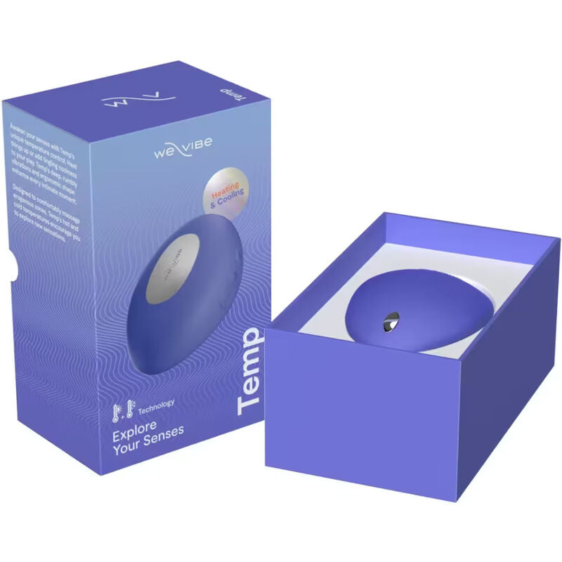 WE-VIBE - VIBRATEUR CHAUFFANT ET RAFRAÎCHISSANT, BLEU LAVANDE