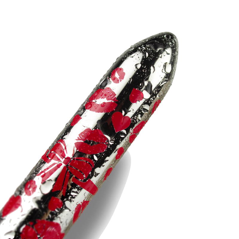 ROCKS-OFF - GIFTING LOVE MINI VIBRATEUR BULLET RECHARGEABLE AVEC 16 FONCTIONS ARGENT
