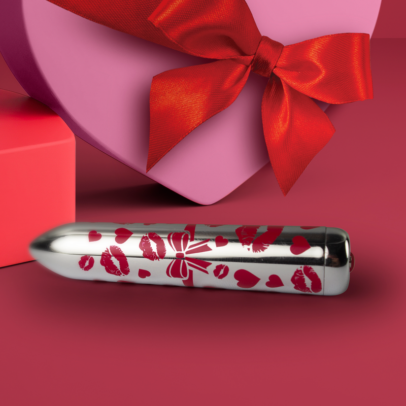 ROCKS-OFF - GIFTING LOVE MINI VIBRATEUR BULLET RECHARGEABLE AVEC 16 FONCTIONS ARGENT