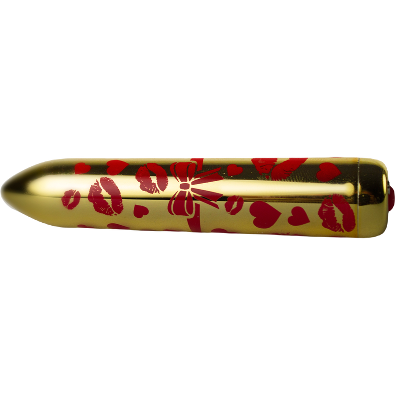 ROCKS-OFF - GIFTING LOVE MINI VIBRATEUR BULLET RECHARGEABLE AVEC 16 FONCTIONS OR