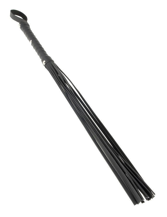 Fouet BDSM Deluxe Cat-O-Nine Tails Noir - Fetish Fantasy