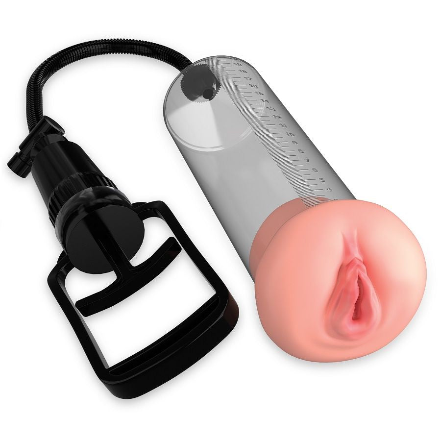 Pompe à Pénis Pump Worx Fanta Flesh avec Masturbateur - Pipedream