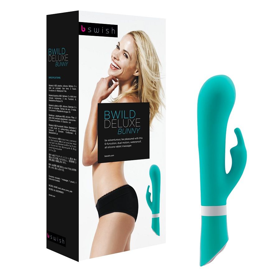 B Swish - Mini Vibromasseur Rabbit Bwild Deluxe Bunny - Vert