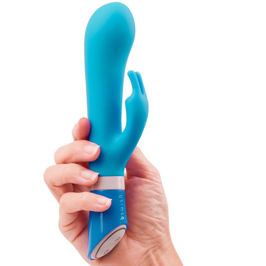 B Swish - Mini Vibromasseur Rabbit Bwild Deluxe Bunny - Bleu
