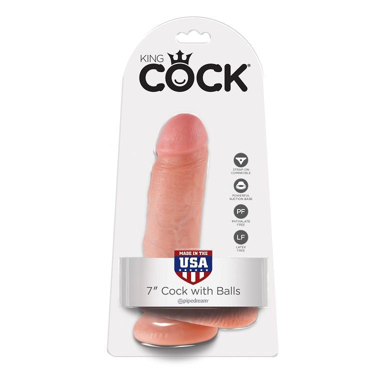 Gode Réaliste King Cock Ventouse Chair 17,8cm - Pipedream