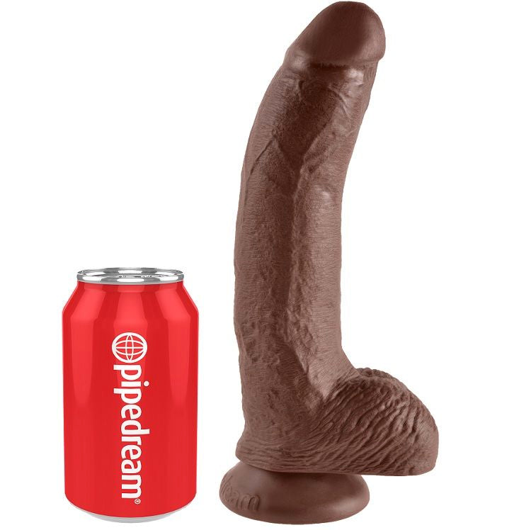 Gode Réaliste King Cock XL Ventouse Marron 22,9 cm - Pipedream
