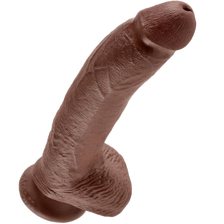 Gode Réaliste King Cock XL Ventouse Marron 22,9 cm - Pipedream