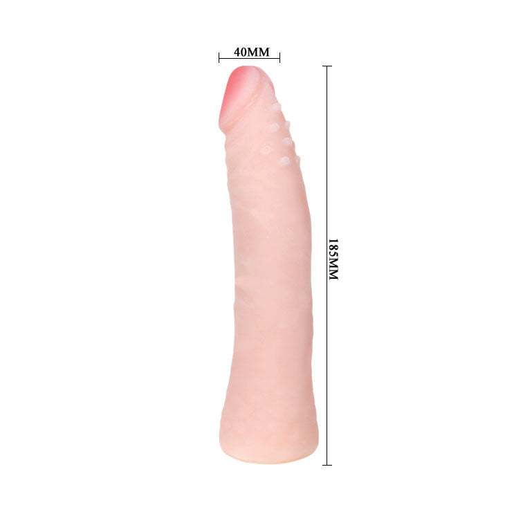 Baile - Gode Réaliste en Silicone avec Picots - 19 cm