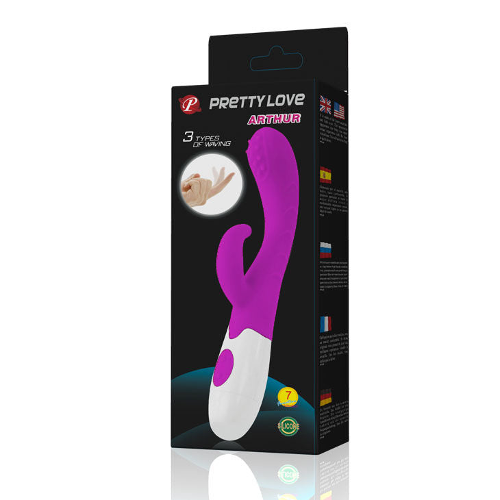 Vibromasseur Rabbit Flirtation Arthur Lilas - Pretty Love