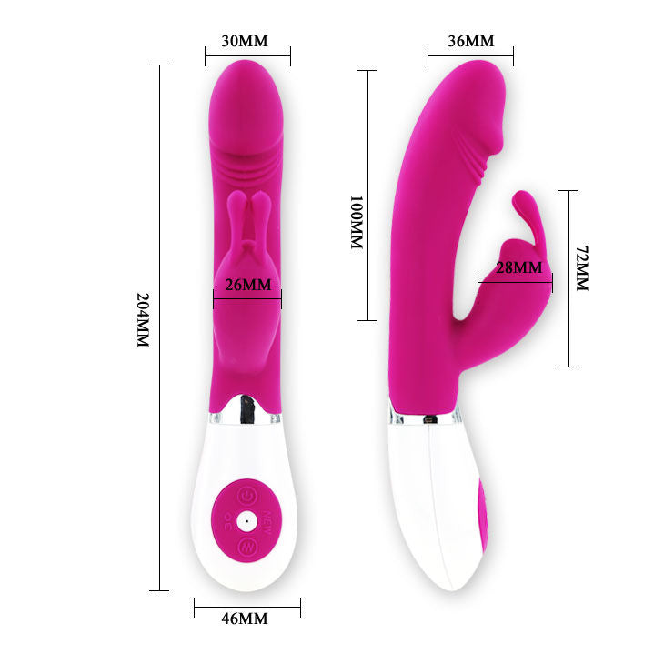 Vibromasseur Rabbit Pretty Love Lilas et Blanc - Pretty Love