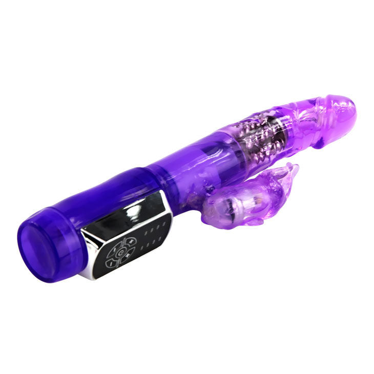 Baile - Vibro rabbit avec billes rotatives Passion Baron - Violet