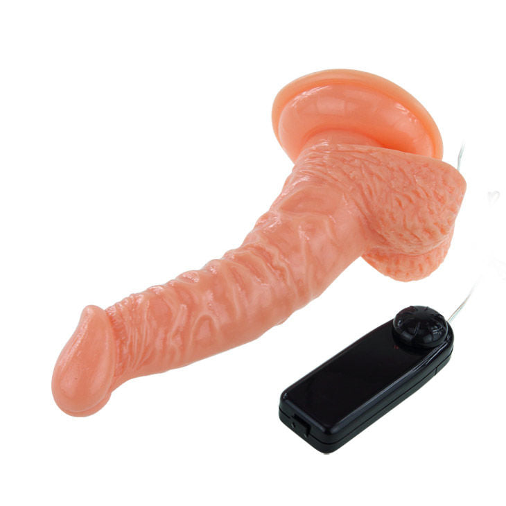 Baile - Gode Vibrant Réaliste Rotatif avec Ventouse - 20,5 cm