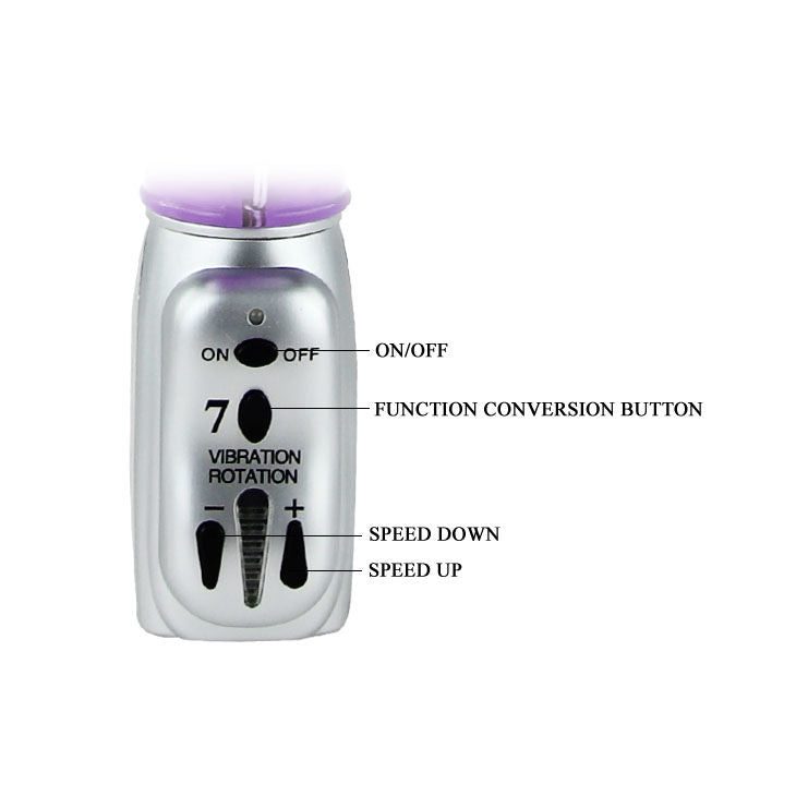 Baile - Vibromasseur Va-et-Vient et Rotatif 29,5 cm - Violet