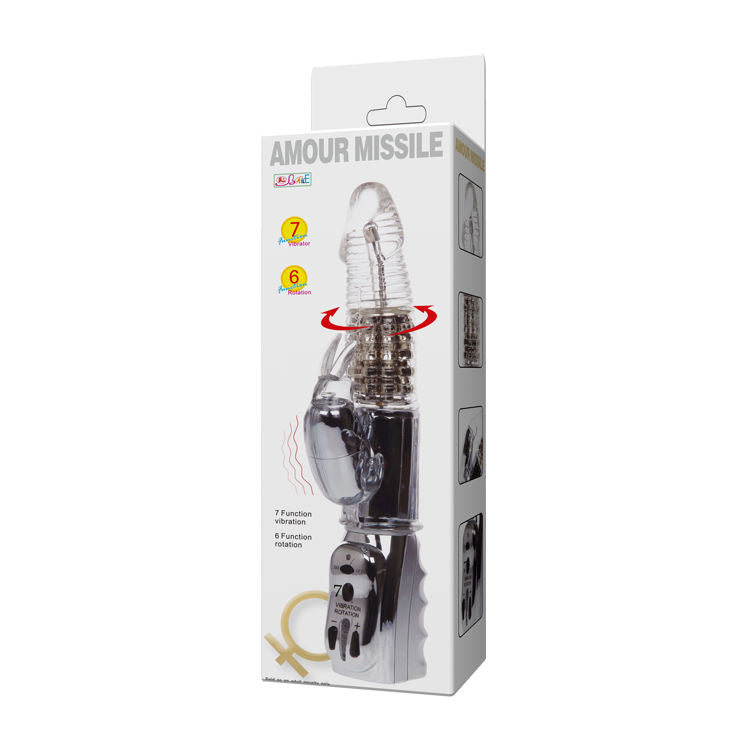 Baile - Vibromasseur Rabbit Rotatif 26,5 cm - Gris
