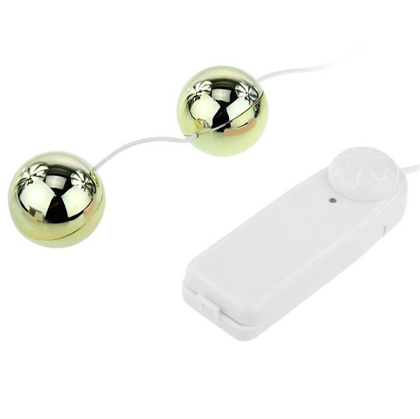 Baile – Boules de Geisha vibrantes avec télécommande – Or