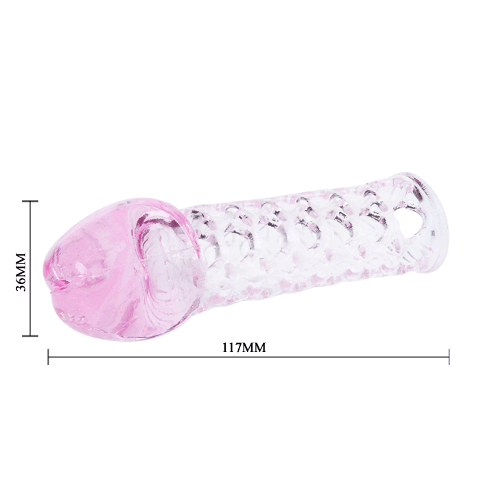 Baile - Gaine à Pénis pour Augmenter Longeur 2,5 cm - Translucide