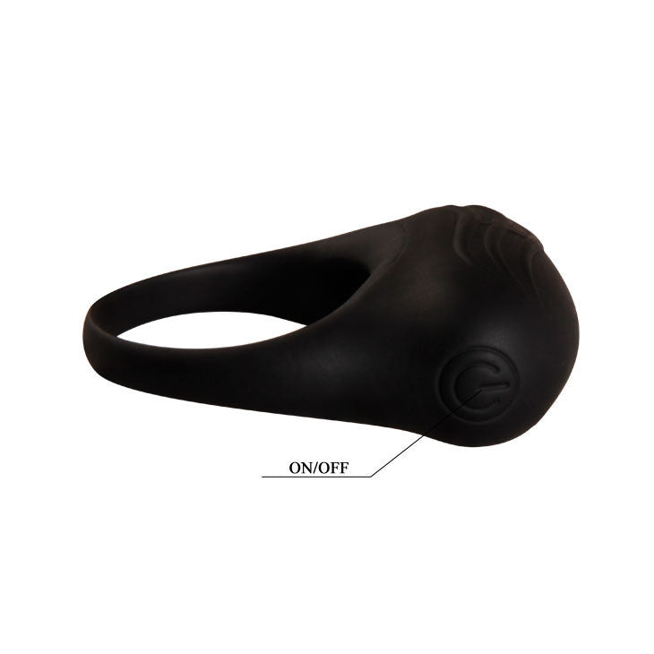 Anneau Vibrant Bertram Noir - Pretty Love