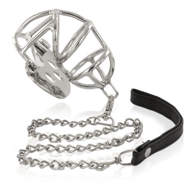Metal Hard - Cage de chasteté pour homme avec laisse