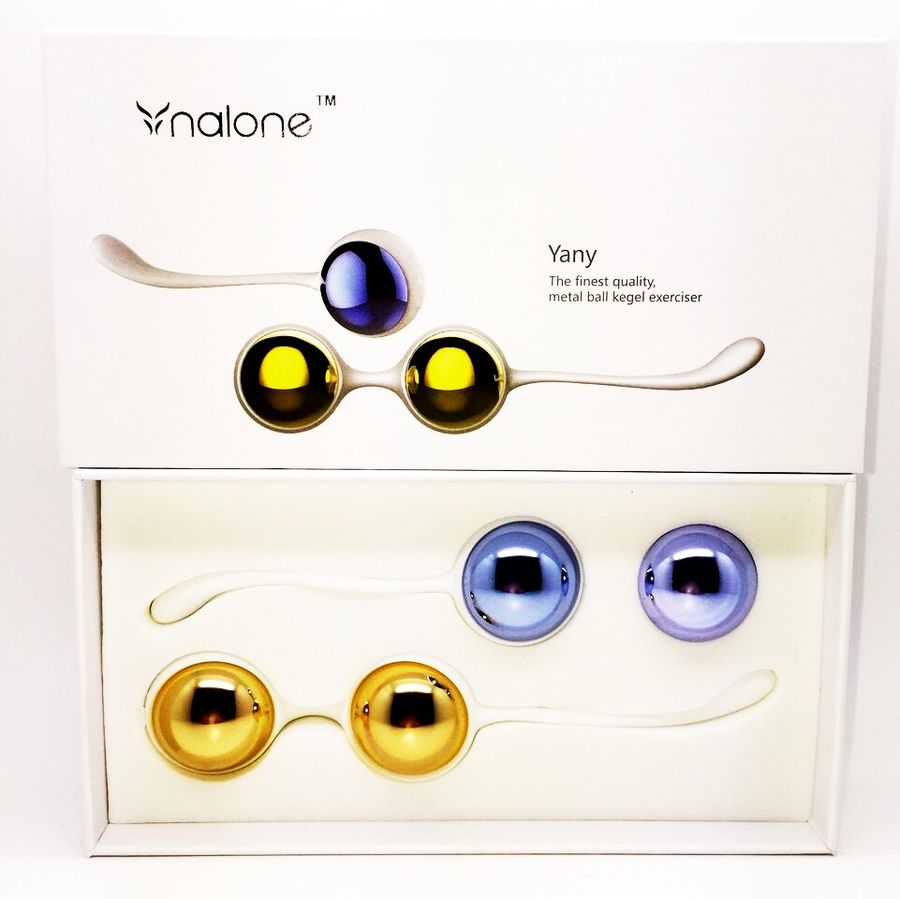 Nalone – Kit de 2 Perles de Kegel Or et Bleu – Périnée