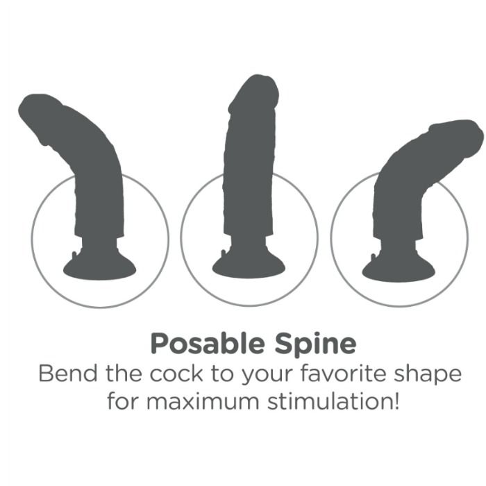 Gode Vibrateur King Cock avec Testicules 17,78 cm - Pipedream