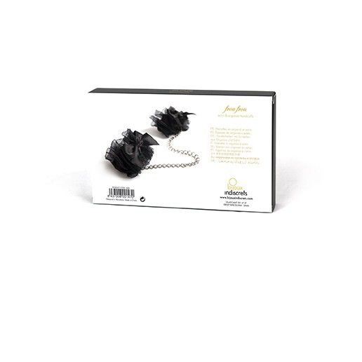 Bijoux Indiscrets - Menottes en Satin Frou Frou - Noir